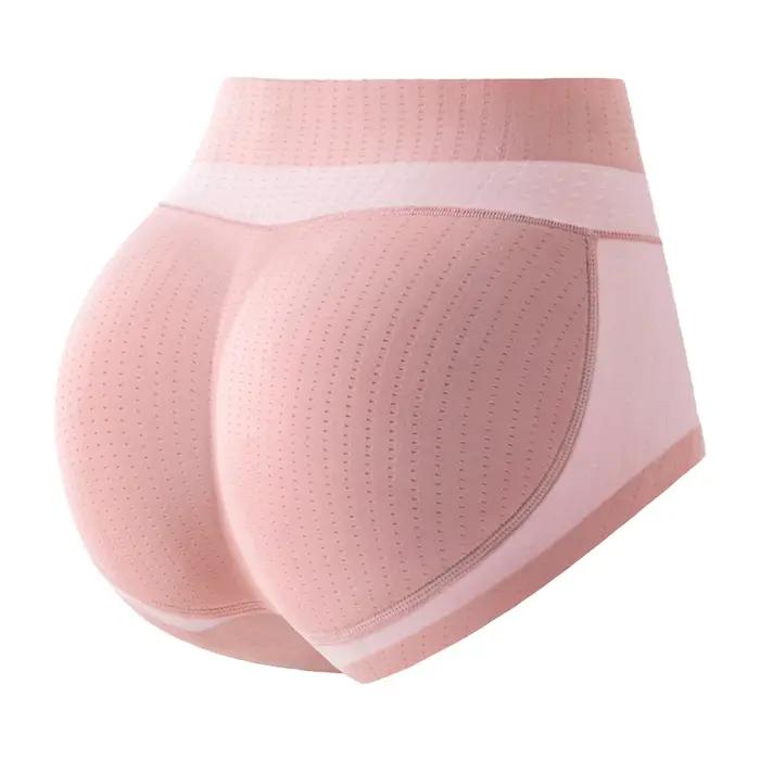 Sous-vêtements féminins de push-up avec effet push-up grand volume pour fesses et hanches, culotte courte avec décoration appliquée, pour femmes, occasions spéciales et quotidienne
