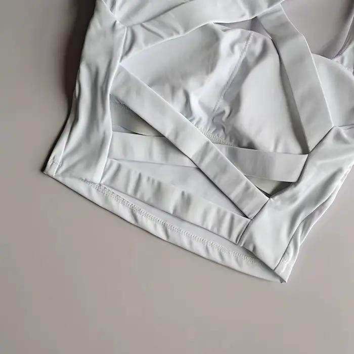Soutien-gorge de sport absorbant les chocs pour femmes, Design froncé, gilet de course, Fitness, sous-vêtements, séchage rapide, confortable, pour femmes actives