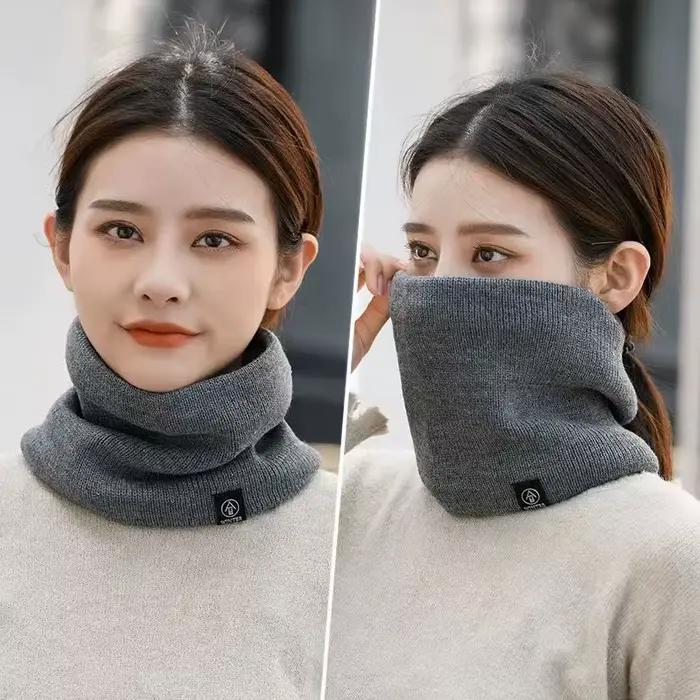 Pevný kašmírový snood šál pre mužov a ženy
