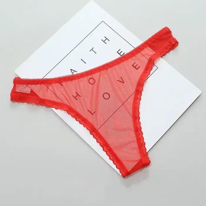 KUCLUT Priesvitné sexy tangá pre ženy