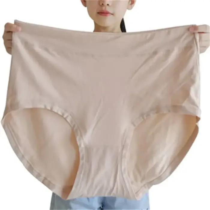 Veľké dámske nohavičky Extra Large hodvábne mlieko trojuholníkové tangá pre ženy stredného veku matky spodná bielizeň 150 kg