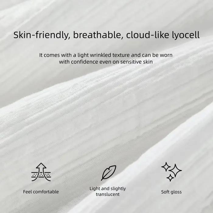 Voľný lyocelový blúzka SENTUBILA pre ženy