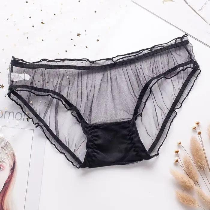 Ženský jemný boxer Sexy osobná transparentná viacfarebná nohavička pre ženy intímne slipy ženská bielizeň