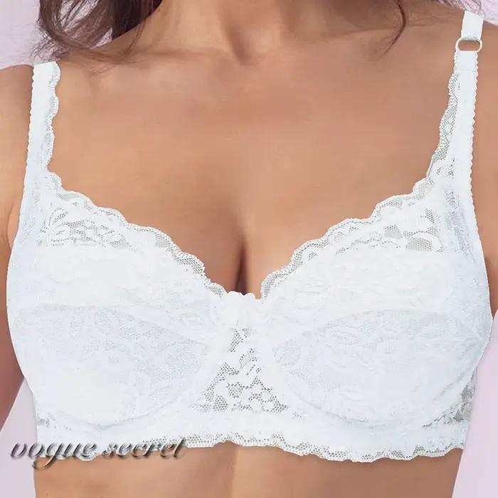 VOGUESECRET - Vyšívaná čipkovaná podprsenka pre ženy