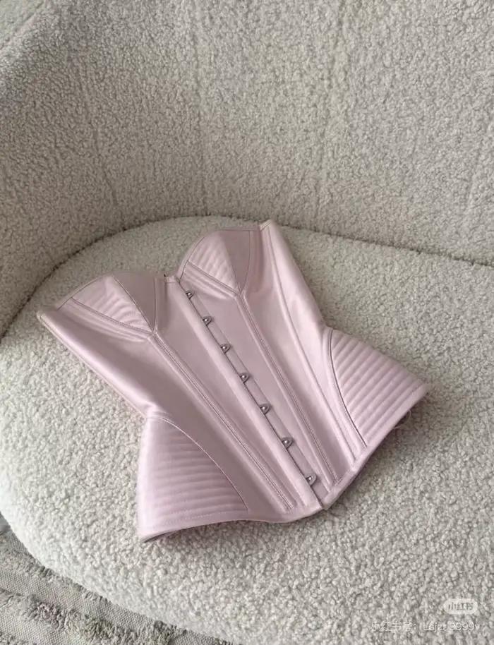 Bustiers et Corsets pour femmes en velours, avec nœud et laçage, à baleines, hauts sculptants de haute qualité, amincissants pour la taille et rehaussant la poitrine