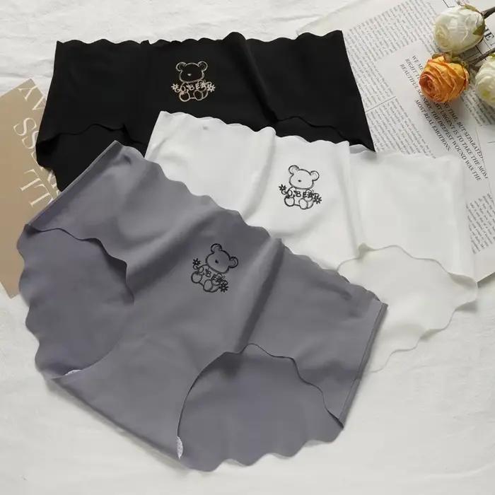 Sous-vetements invisibles femmes confortables nylon elastane brèves taille basse pour femmes occasions quotidiennes