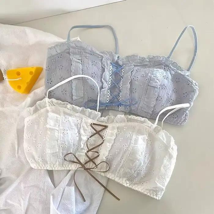 Lolita princezná čipka podprsenka a nohavičky set