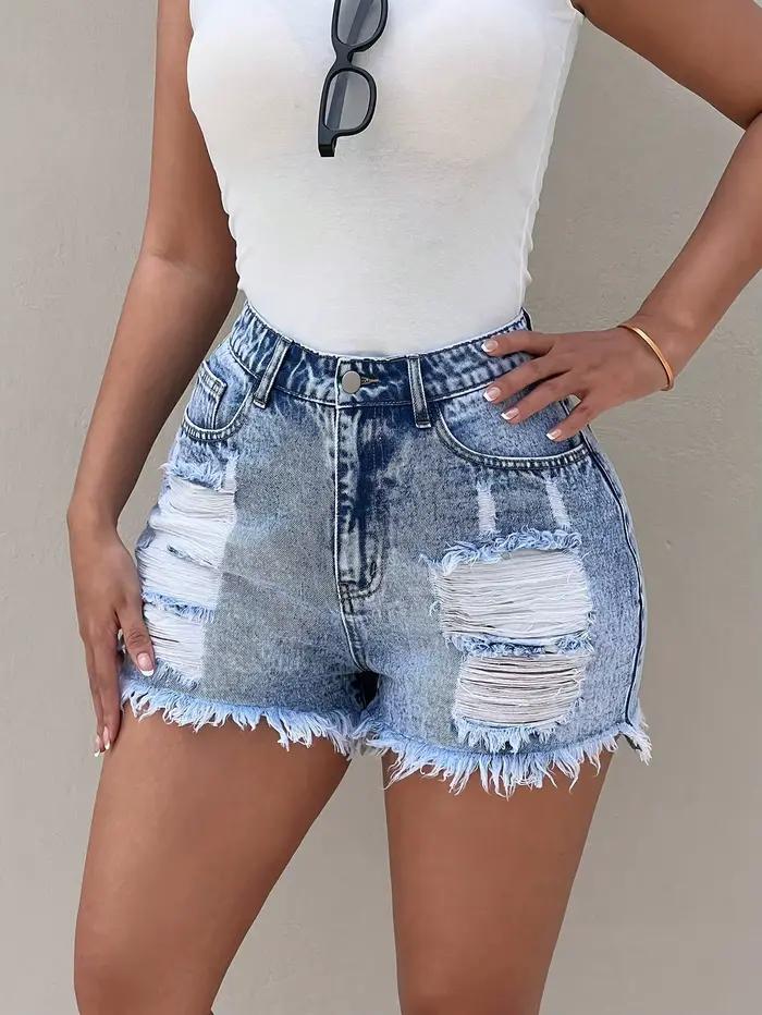Shorts en coton vintage à taille haute pour femmes, style chic et confortable, idéal pour les journées estivales et les occasions spéciales