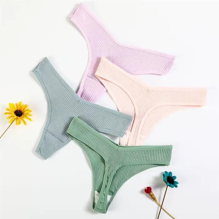 Femmes sous-vêtements XL grande taille coton culottes tongs Sexy dames taille basse solide sans couture g-strings sous-vêtements pour le sexe nouveau chaud