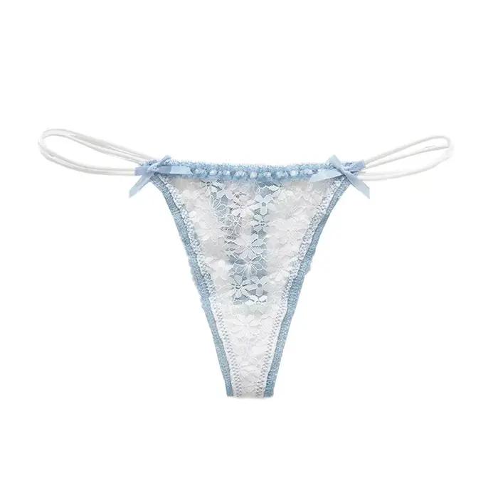 Culotte en dentelle Moonbiffy taille basse pour femmes élégante et sexy toutes saisons usage quotidien maison décontractée invisible sous vêtements