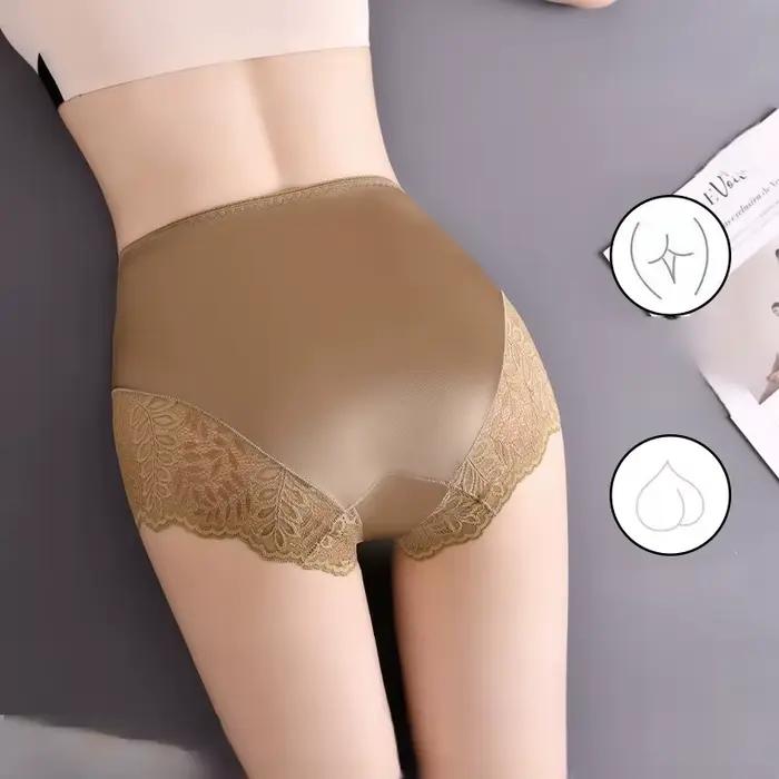 Sexi čipkované nohavičky pre ženy, bezšvové, vysoký pás, pohodlné, 3XL