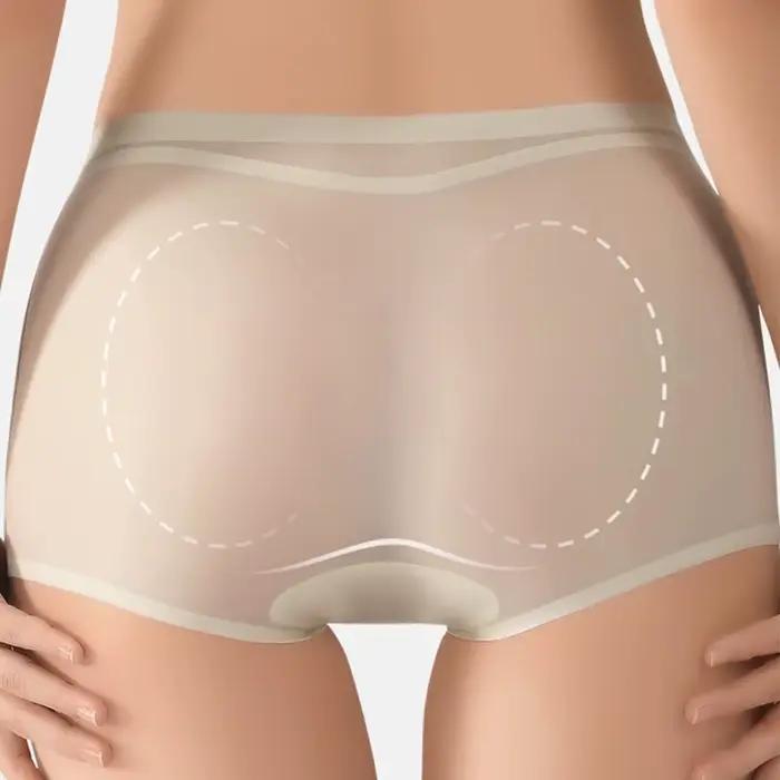 Culotte solide sans couture pour femmes, slip Ultra-fin Sexy, Lingerie transparente, sous-vêtements invisibles, séchage rapide, respirant