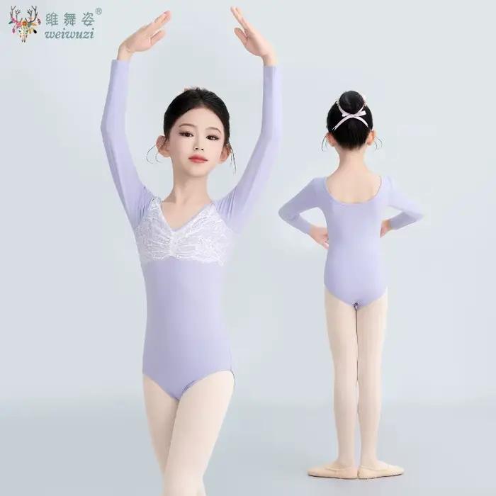 Body en dentelle de danse de Ballet, haut Sexy et amincissant, vêtements d'entraînement doux et confortables, Yoga, gymnastique, entraînement, hauts de danse