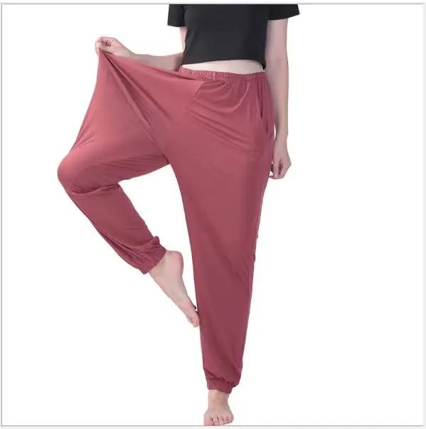 Vêtements de salon femmes bas pantalons pyjamas grande taille 6XL 7XL grande taille pantalon printemps automne pantalons confortables bas de pyjama