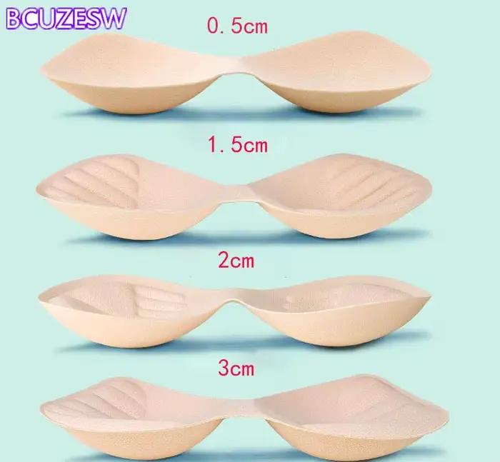 Inserts de soutien-gorge rembourré, coussretours de poitrine, rehausseur de soutien-gorge doux, push-up, bikini rembourré, mousse couvertes, rembourrage de maillot de bain