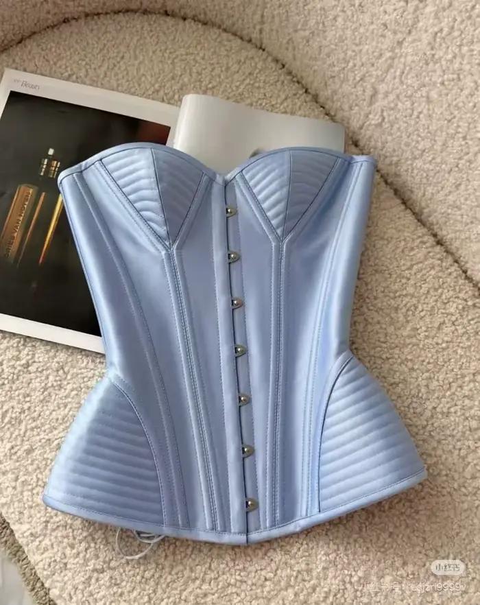 Bustiers et Corsets pour femmes en velours, avec nœud et laçage, à baleines, hauts sculptants de haute qualité, amincissants pour la taille et rehaussant la poitrine