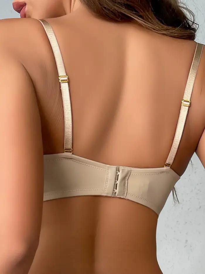 Hladká push-up podprsenka s mäkkými kosticami Bočná