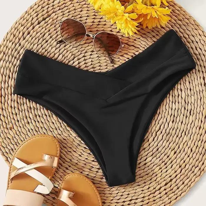Dámsky brazílsky bikini set s vysokým pásom