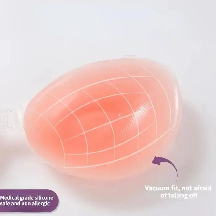 Neviditeľná silikónová push-up podprsenka bez ramienok