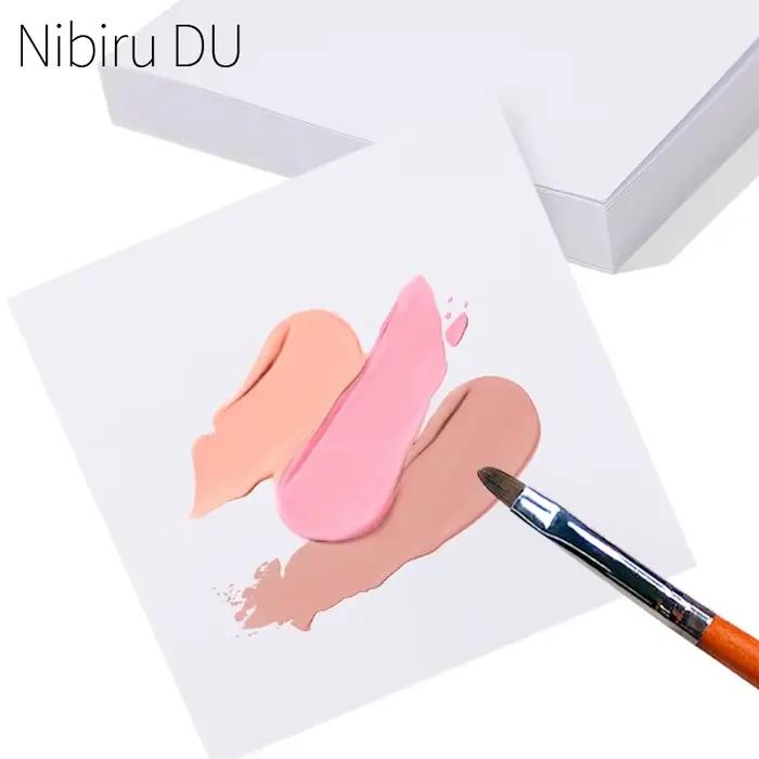 50 ks Gélový lak na nechty Papierová paleta na jedno použitie Nail Art samolepka