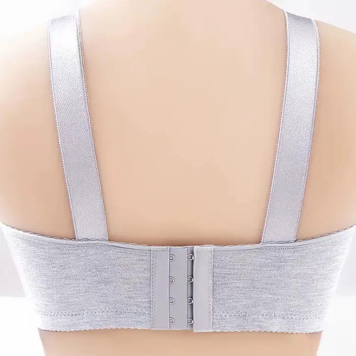 Pohodlná a protišmyková push-up športová podprsenka pre ženy so širokými ramienkami