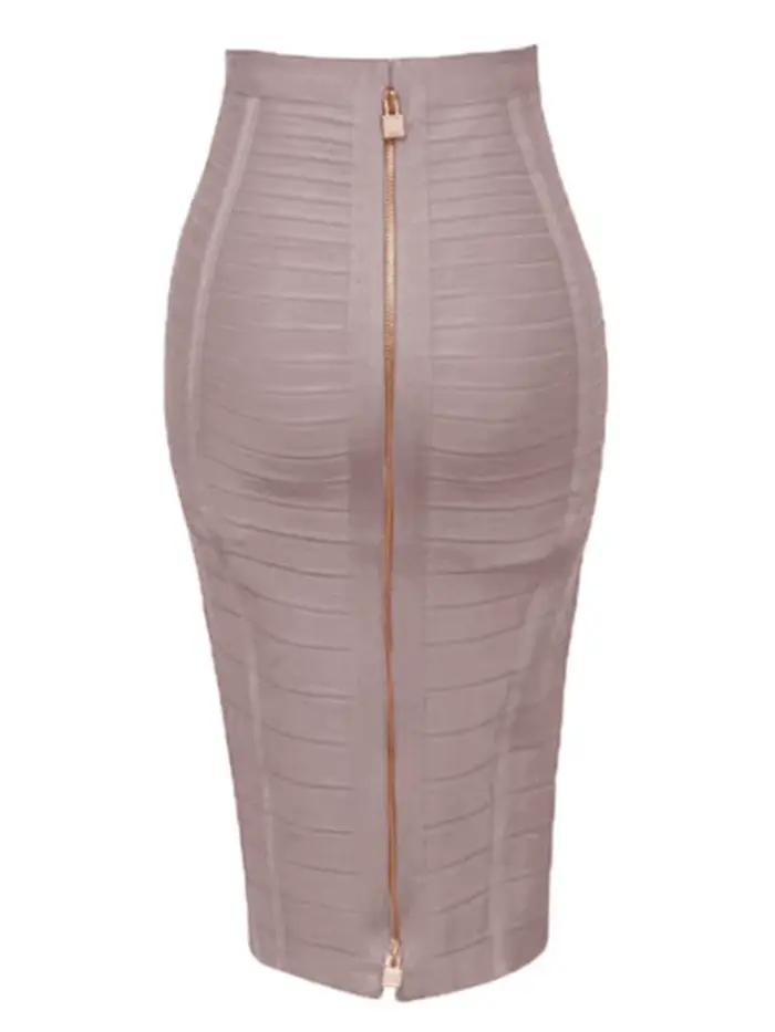 16 farieb Sexy pevný zips Oranžová modrá čierna červená ceruzková sukňa pre ženy elastická priliehavá leto XL XXL
