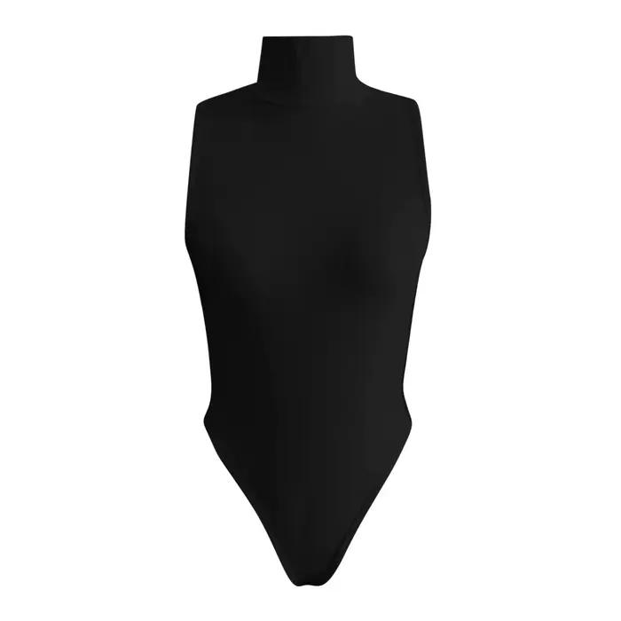 Body femme Sexy Slim Fit col roulé sans manches coton tricoté combinaison nouveau transfrontalier Streetwear moulante minceur Body