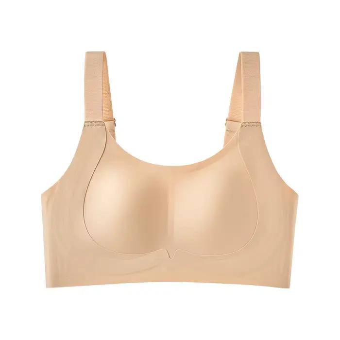 Soutien-gorge à couvrance totale pour poitrines généreuses, style fin, qui rehausse et soutient la graisse latérale, anti-affaissement, réglable, confortable et respirant