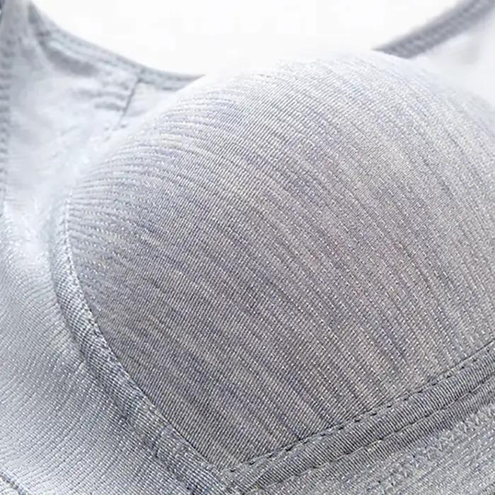 Pohodlná a protišmyková push-up športová podprsenka pre ženy so širokými ramienkami