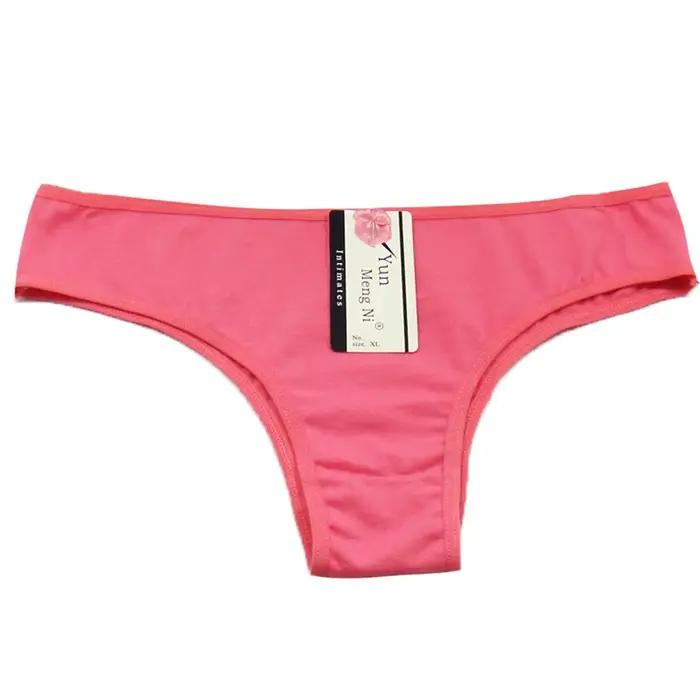 Sexy bavlnené trojuholníkové nohavičky pre ženy, bikiny, sada 3 kusov