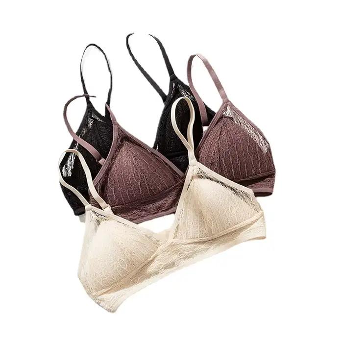 InjBra-Soutien-gorge sans anneaux en acier, sous-vêtements pour femmes, sans traces ni liens, fin, respirant et sexy