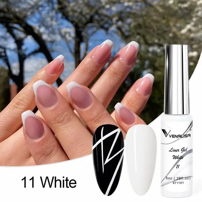 Venalisa Liner Gél 8ml nechtový lak UV LED gélová farba na nechty Nail Art Design nádherné trblietky