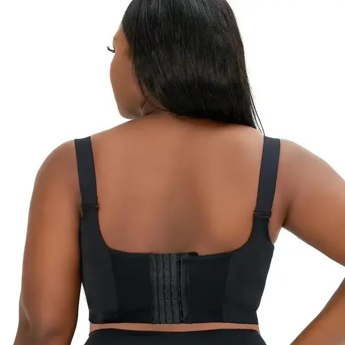 BrasPlus taille sans couture anneau en acier soutien-gorge de sport Anti-affaissement col en v profond dos nu sous-vêtements en Nylon de la chine continentale pour hommes et W