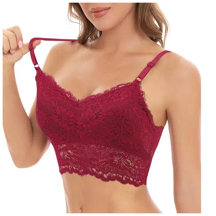 Soutien-gorge femme sans couture polyester avec appliques confortable pour toutes les occasions