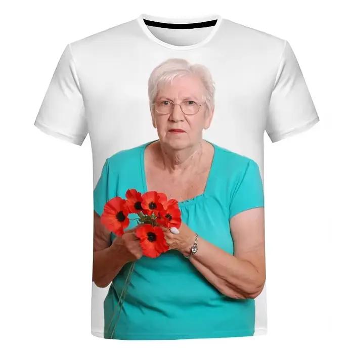 3D potlačené tričko pre ženy