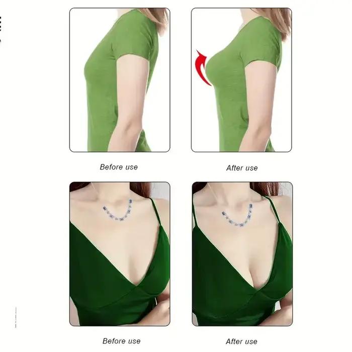 Coussinets de soutien-gorge réutilisables en silicone – Coussinets intérieurs push-up sans couture pour femmes | Hypoallergénique, idéal pour les bikinis